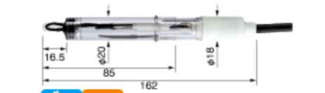 HORIBA 堀场电极耐氢氟酸用pH电极 6151-50B(一体型复合)